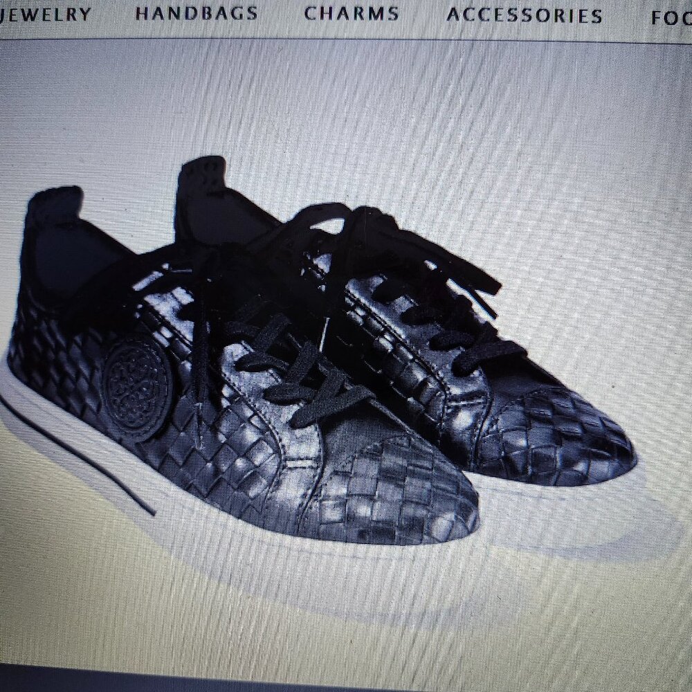 Brighton Monte Sneakers - Black Leather - NIB size 7.5M